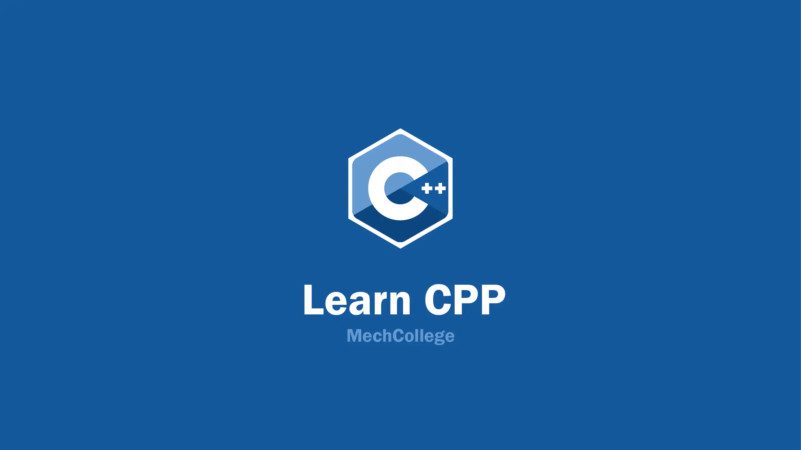 Learn CPP